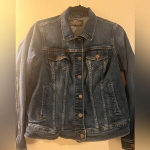 Denim Fitted Trucker Jacket
